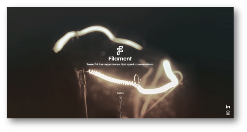 website preview, homepage